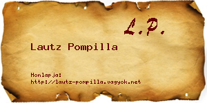 Lautz Pompilla névjegykártya